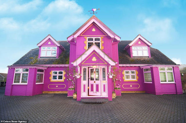 少女心炸裂！粉红色的家，让人眼界大开！